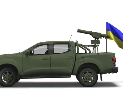 Nissan Navara Tekna Stugna P 2022 3D model