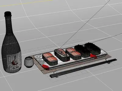 Salmon Plus Animation  Low-poly 3D model