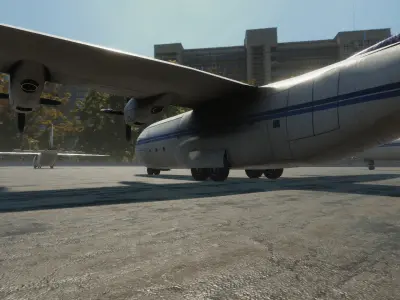 Airplanes and Helicopters HQ - PBR Low-poly 3D model