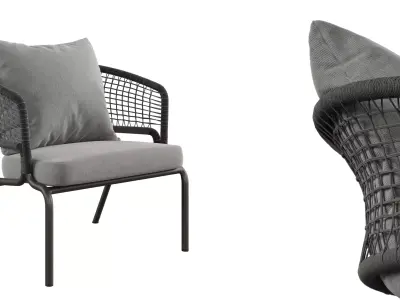 Outdoor Lounge Chair 01 Free 3D model