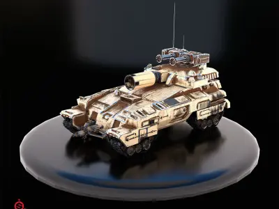 Multipurpose Wepone Low-poly 3D model