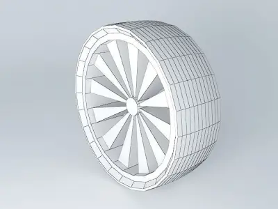 Tires 2 car wheel Free 3D model