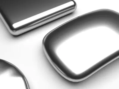 Stainless Steel Soap Bar 3D model