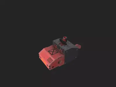 Device satelite generator vol2 Low-poly 3D model