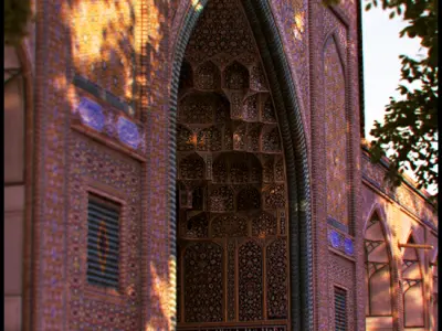 Chaharbagh School 3D model