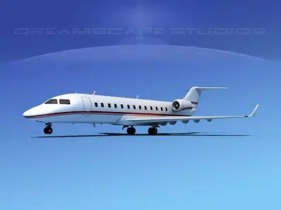 Bombardier Challenger 850 V11 3D model