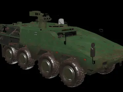 APC Boxer Green Dirt 3D model