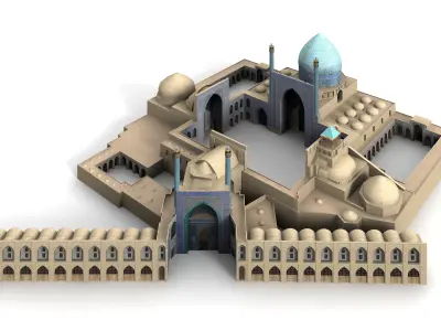 Imam Mosque Isfahan Iran 3D model
