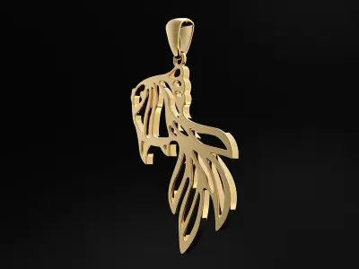 Fish Pendant 3D print model