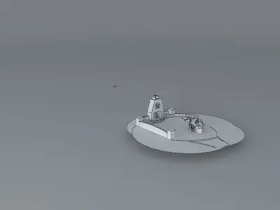 Bull Grill, Outdoor living, Fire place Free 3D model
