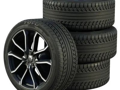 Volvo wheels 3D model