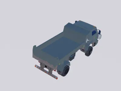 Worker 4X4 EB Tipper Low-poly 3D model