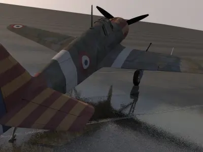 Bloch MB-152 C-1 3D model