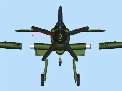 Supermarine Spitfire MK 3D print model