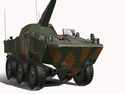 vbc mrt 6x6 guarani nemo Low-poly 3D model