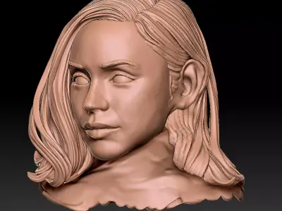 Anne De Armas with Long hair 3D print model purchase