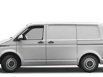 Transporter T6 1 SWB Startline UK spec 3D model