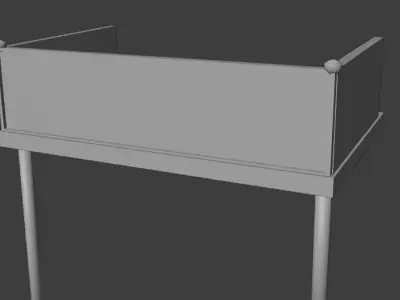 Porch Deck Free 3D model
