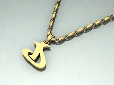 Pendant D-d1 3D print model