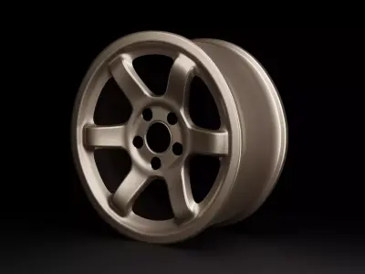 RAYS VOLK TE37 BRONZE FREE 3D Model Free 3D model