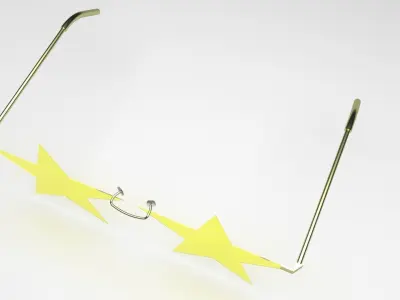 Star Sunglasses 3D model