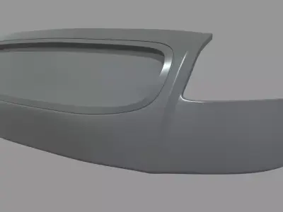 Front Bumper Audi TT Low-poly 3D model
