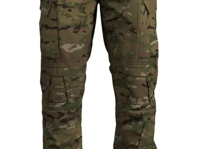 Crye Precision G4 Combat Pants - Marvelous Designer 3D model