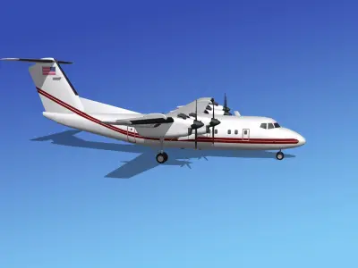 Dehavilland DHC-7 US Government 1 3D model