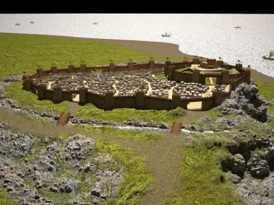 Troy Castle 3D model