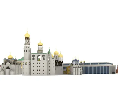 Kremlin Moscow 3D model