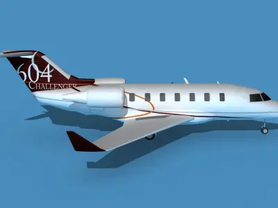 Bombardier CL-604 Challenger V01 3D model