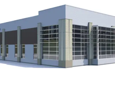 Retail-001 building 3D model