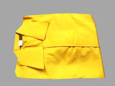 Yellow Shirt Low-poly 3D model