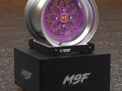 Techno Racing Yayoi Low-poly 3D model