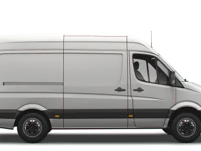 Dodge Sprinter Van L2H2 2009 3D model