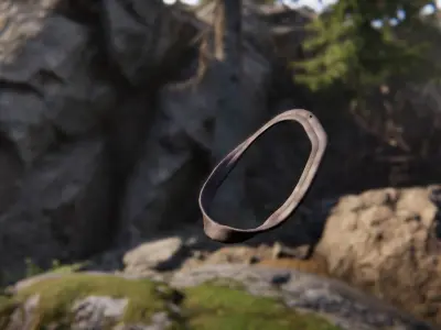 Improvised Weapons and Crafting Materials Low-poly 3D model