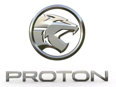 proton logo 3D model