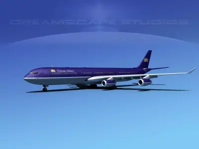 Airbus A340-600 Air Vietnam 3D model