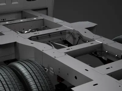 Renault Master SingleCab DW E20 Chassis 2020 3D model