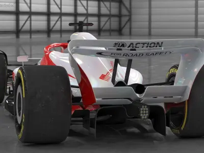 Formula 1 2022 Rear Spoiler 3D model