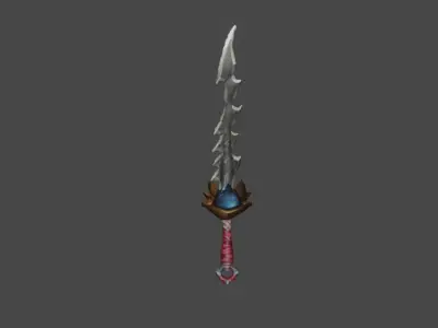 Zeloeman Sword A 4 Low-poly 3D model