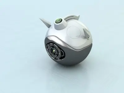 scifi sphere 3D model