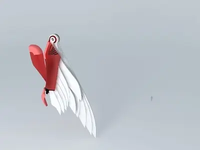 Robot wing with sketchyphysics Free 3D model