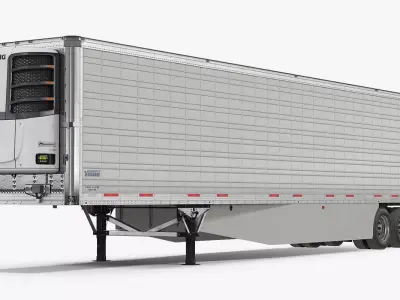 Vanguard Reefer Semi Trailer Refrigerator 3D model