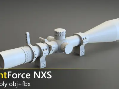 NightForce NSX - highpoly 3D model