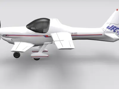 Eagle 150 Low-poly 3D model