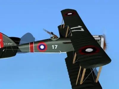 Airco DH-4 V04 Bomber USASC 3D model