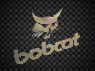 bobcat logo 3D model
