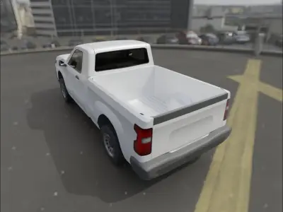Chevrolet Silverado 2022 utility truck vechicle lowpoly Low-poly 3D model