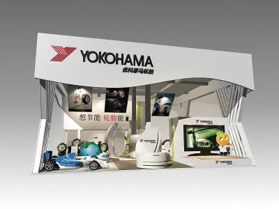 Exhibition - Area - 14X15-3DMAX2009-023 3D model